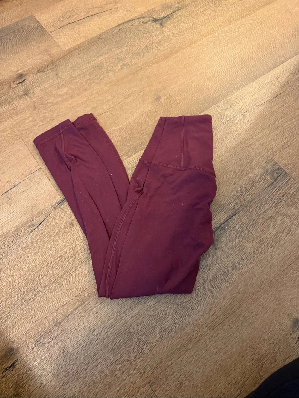 lululemon athletica Maroon High-Rise Leggings